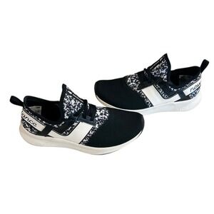 New Balance Nergize Sport Sneaker Women's 7 Black/White Slip On WNRGSMP1